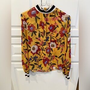French Connection floral blouse size 2
